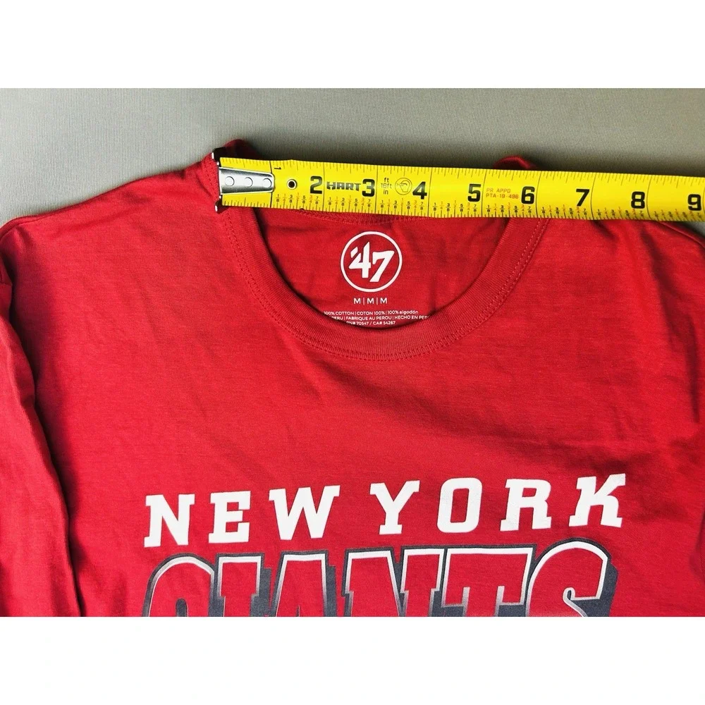 New York Giants '47 Brand Men's M‎ Long Sleeve T Shirt NEW With Tags